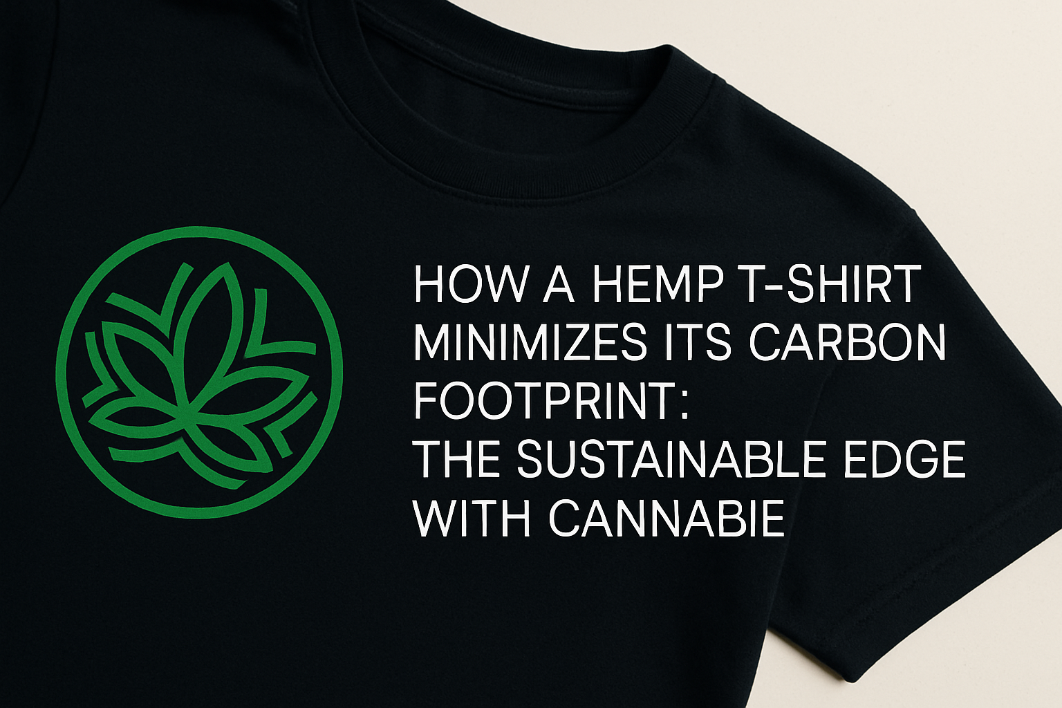 How a Hemp T-Shirt Minimizes Its Carbon Footprint: The Sustainable Edge with Cannabie