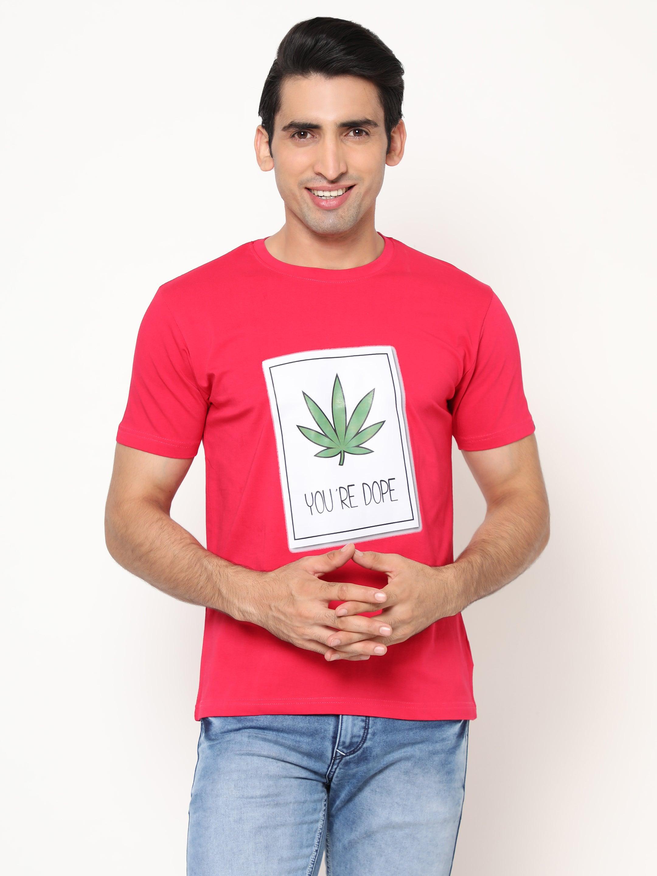 Hemp-TSHIRT-PRINT-YOU ARE DOPE - Cannabie