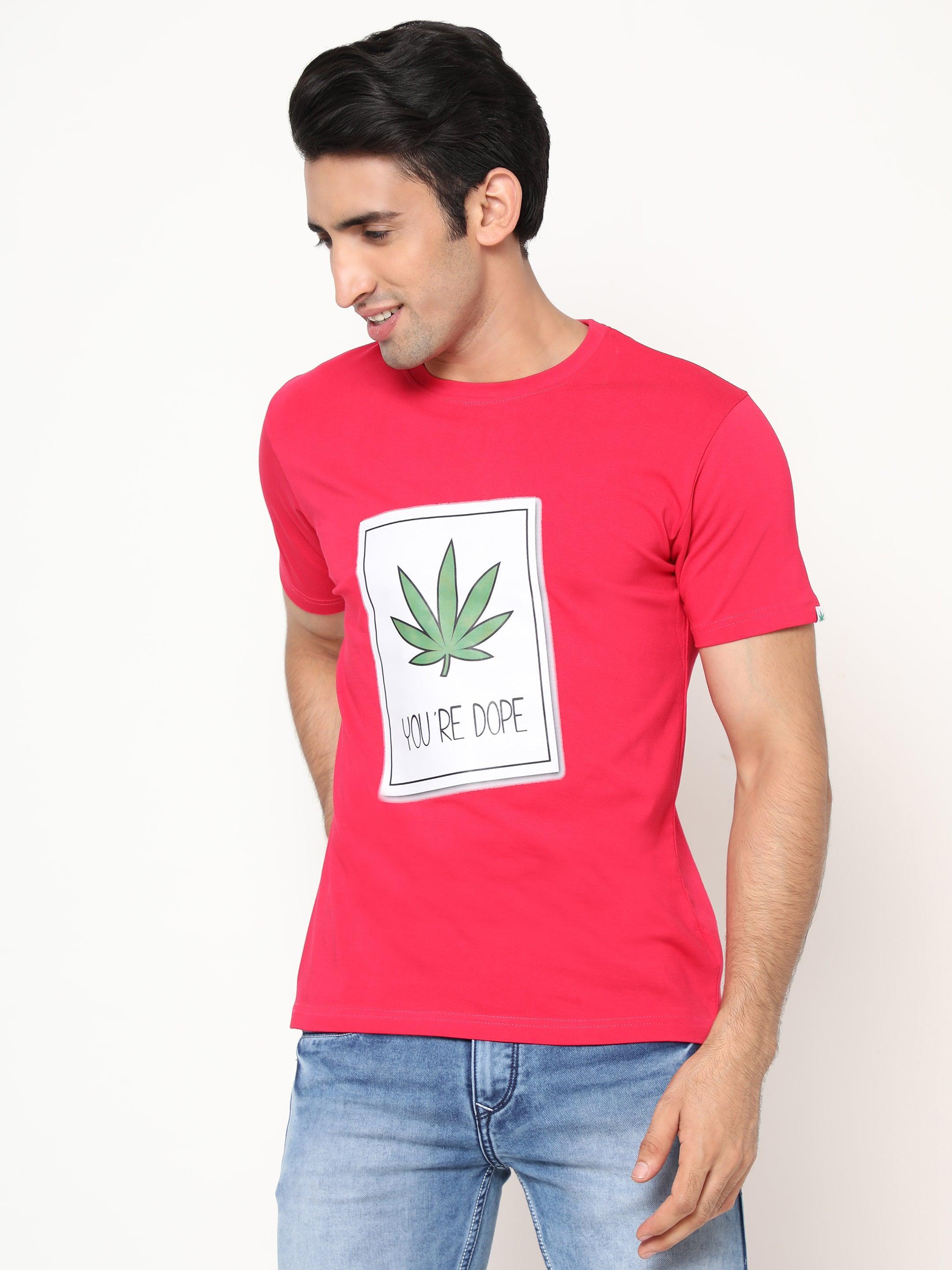 Hemp-TSHIRT-PRINT-YOU ARE DOPE - Cannabie