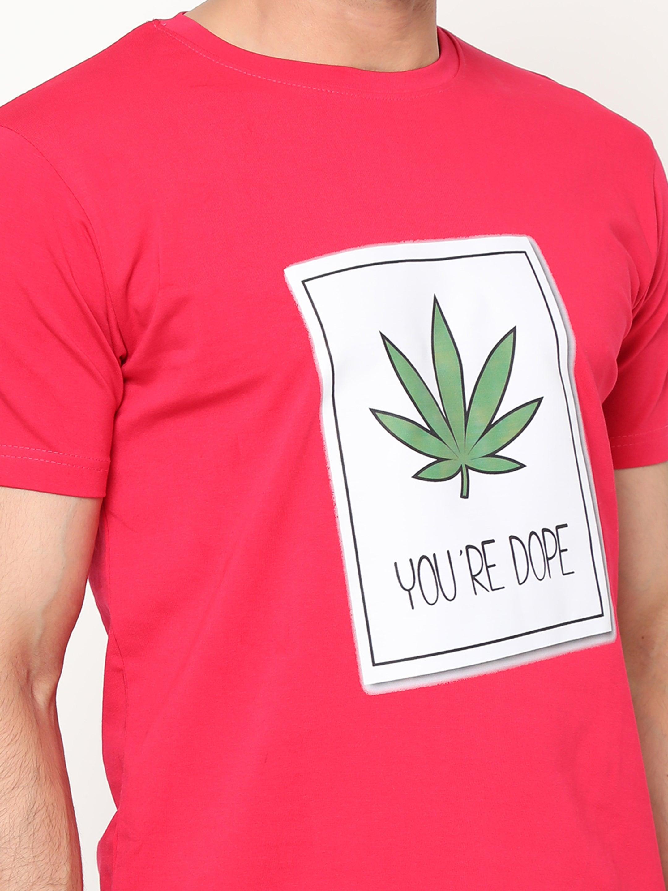 Hemp-TSHIRT-PRINT-YOU ARE DOPE - Cannabie