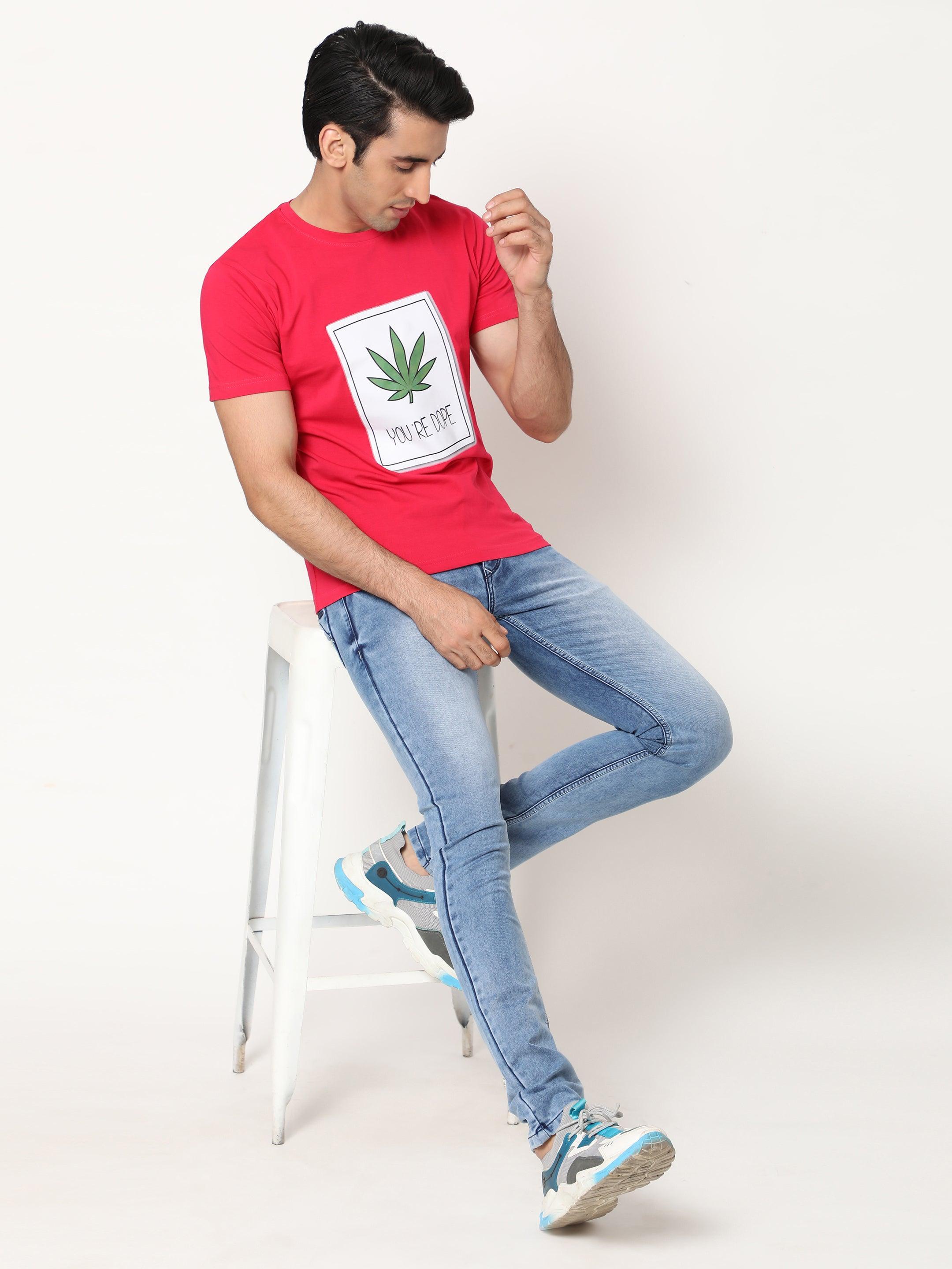 Hemp-TSHIRT-PRINT-YOU ARE DOPE - Cannabie