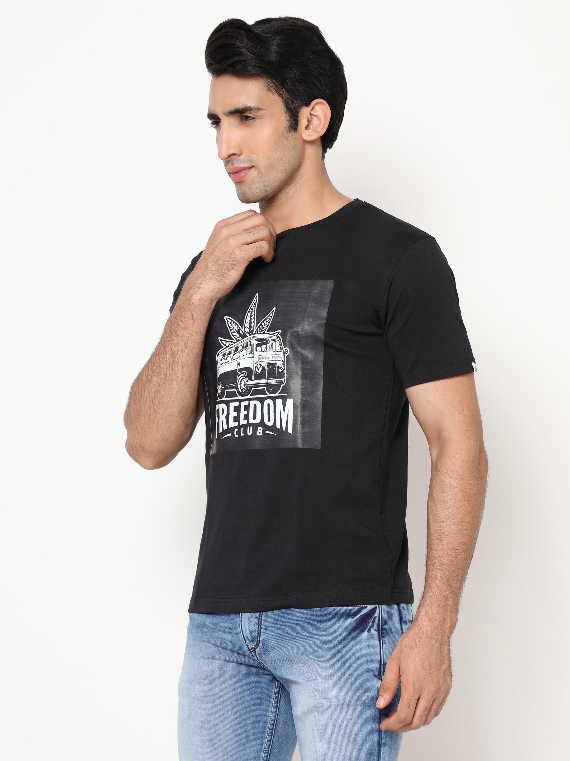 Hemp- TSHIRT- PRINT-FREEDOM - Cannabie
