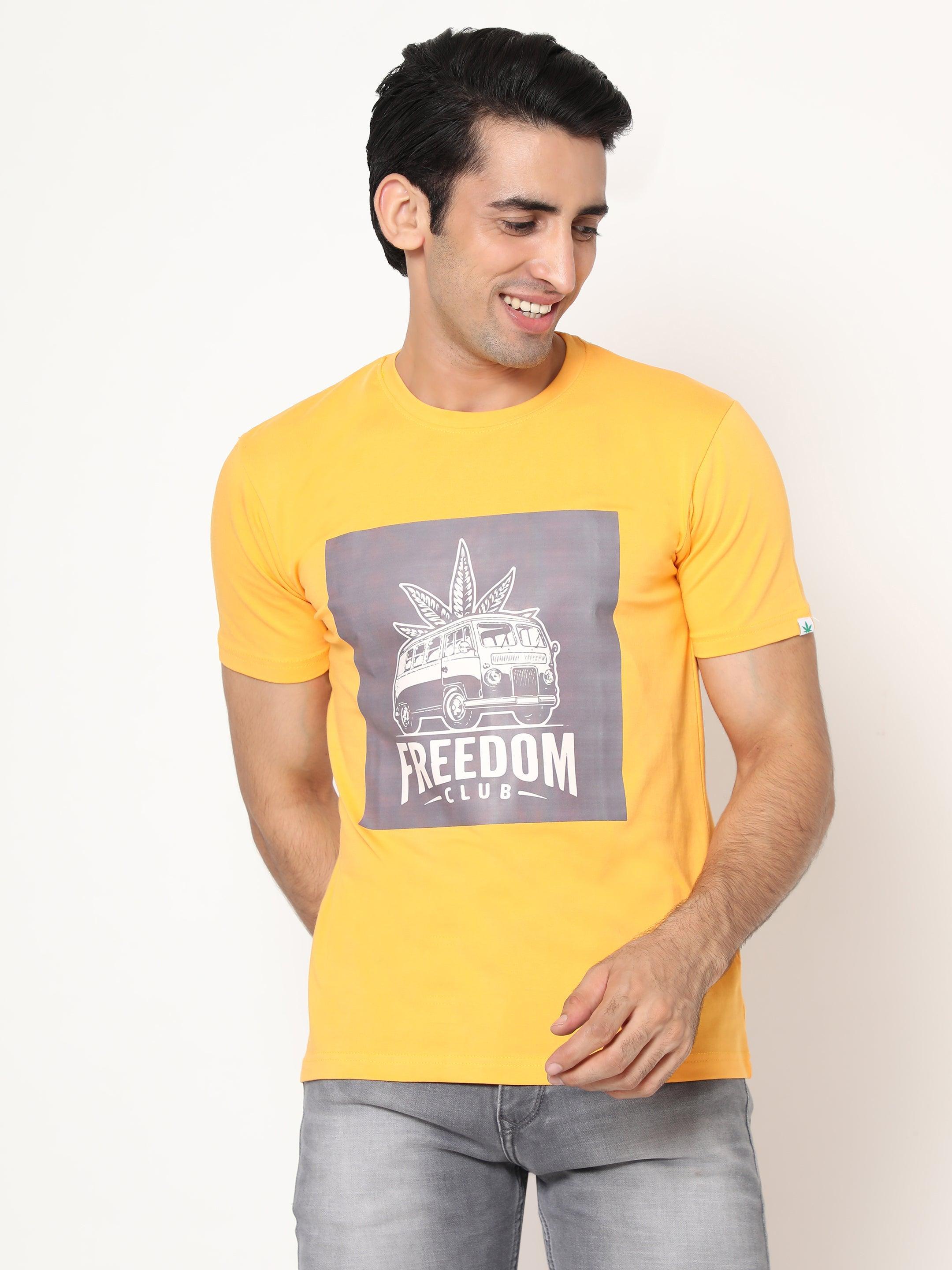 Hemp- TSHIRT- PRINT-FREEDOM