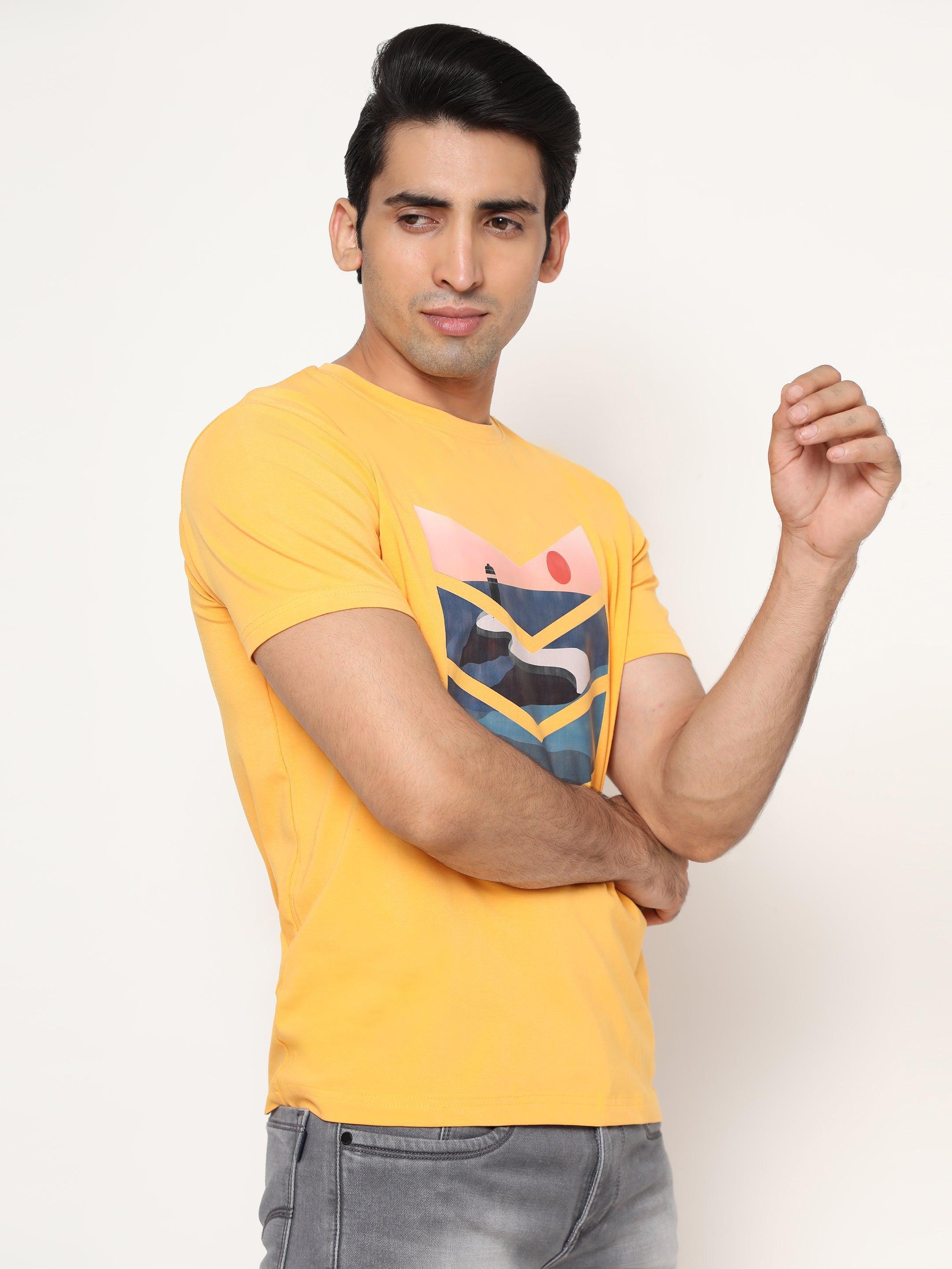 HEMP- TSHIRT- PRINT-SUNSET