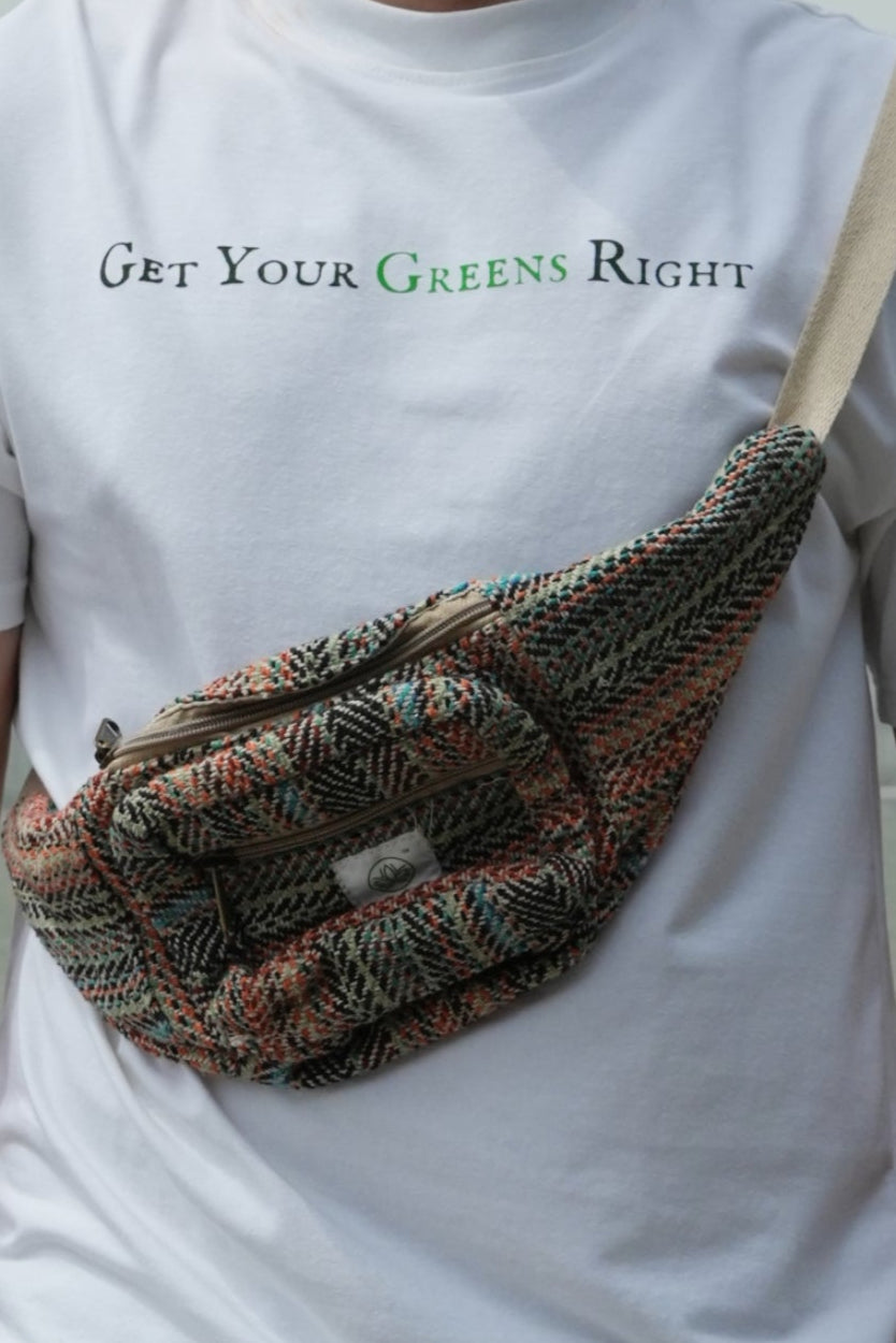 Everyday_boho_hemp_waist_bag_stripped