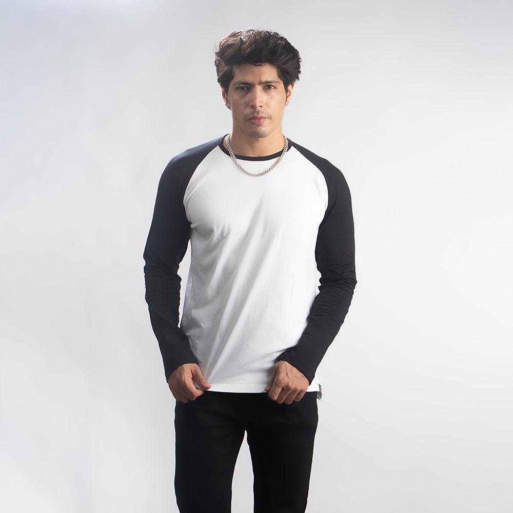Men's Hemp Fullsleeves Tshirt White - Cannabie
