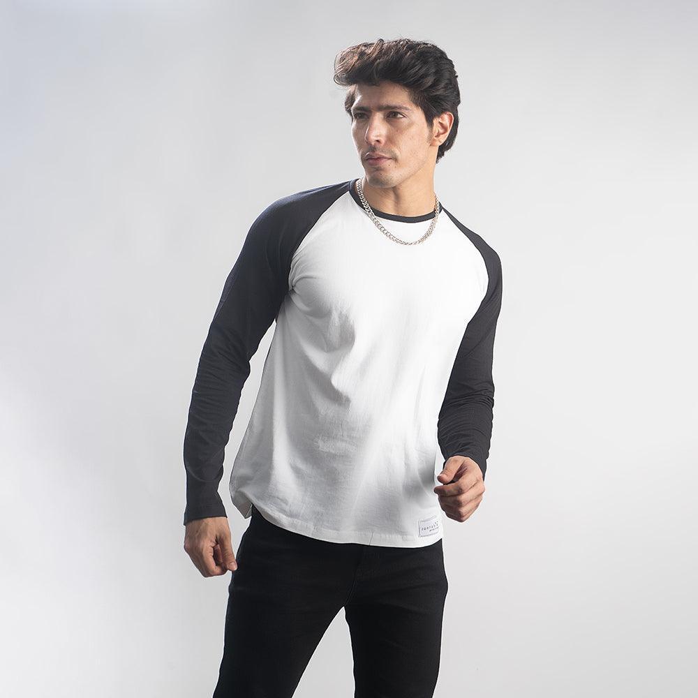 Men's Hemp Fullsleeves Tshirt White - Cannabie