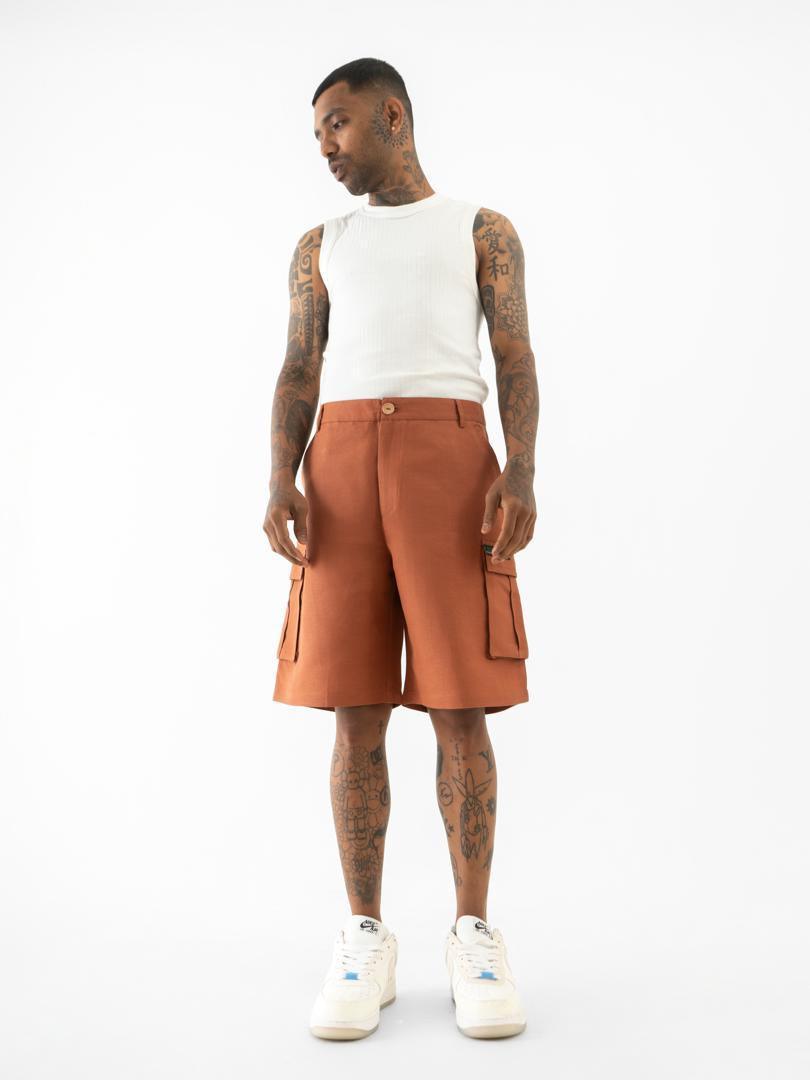 Cargo Shorts Brick Red